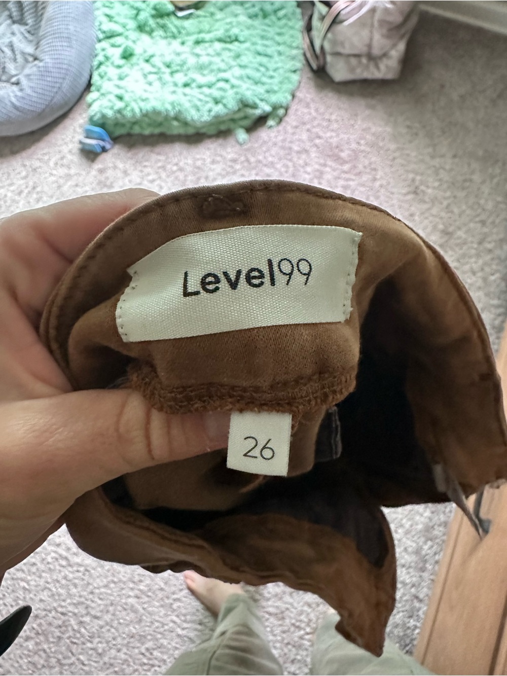 Level 99 women’s trousers tan